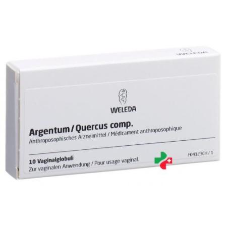 Weleda Argentum/Quercus comp. Vaginal Glob 10 pcs - PrimeCare Global